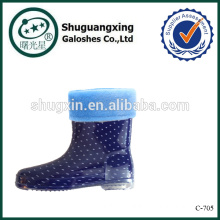 plastic boots for rain\childrens cheap rubber rain boots/ C-705